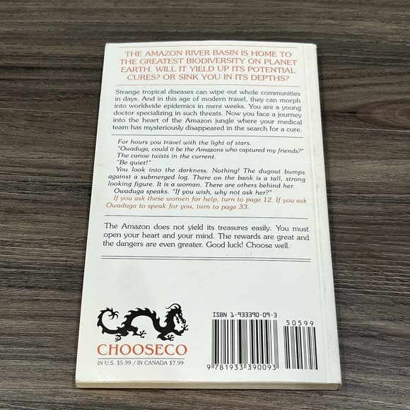 2005 Choose Your Own Adventure Paperback Book #9 Lost On The Amazon - Picture 7 of 16